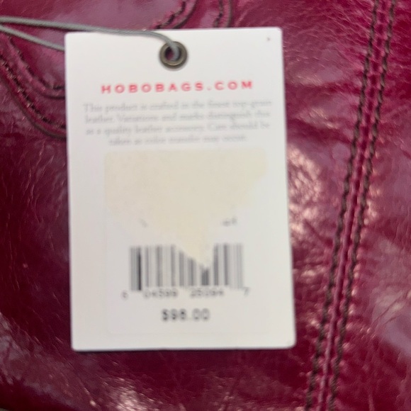 HOBO Rich Burgundy Leather Clutch - Picture 4 of 6